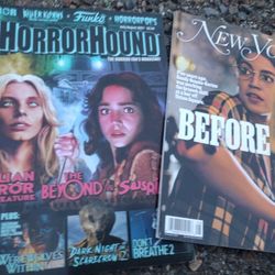 Horror Comic Magazines And Paperback Books Bundle 