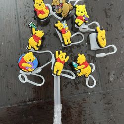 Winnie The Pooh Straw Toppers 