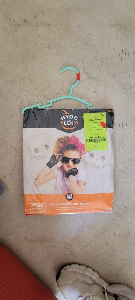 80s Accessories Costume Set