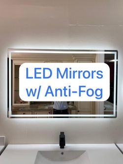 SALE ~ Modern LED Anti-Fog Mirrors ~ Different Sizes Available