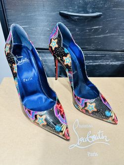 Christian Louboutin Black Hot Chick Heels New 