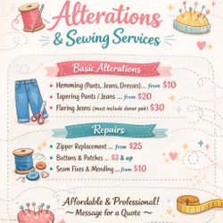 Sewing Alterations