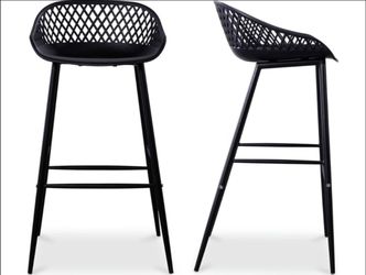 $50!! 🌟 NEW Moe's Home Piazza Outdoor Bar Stools – Set of 2 🌟