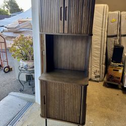 New!! Wine Enthusiast Maison 67” Tall Bar Cabinet With Integrated Wine Cooler