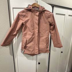 Girls wheat waterproof rain jacket