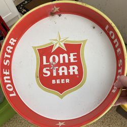 Vintage Lone Star Beer Tray