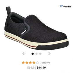 Women's Nautilus Steel Toe Slip-On Wedge Sole Work Shoe