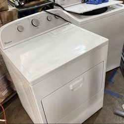 Nice good working white Matching Set whirlpool, washer and dryer clothing laundry housekeeping