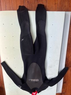 O’Neill Reactor 3:2 Full Wetsuit Men’s XS Black Back Zip Surf Dive