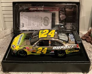 Jeff Gordon RARE HTF 1/50 White Gold 1/24 Nicorette Elite