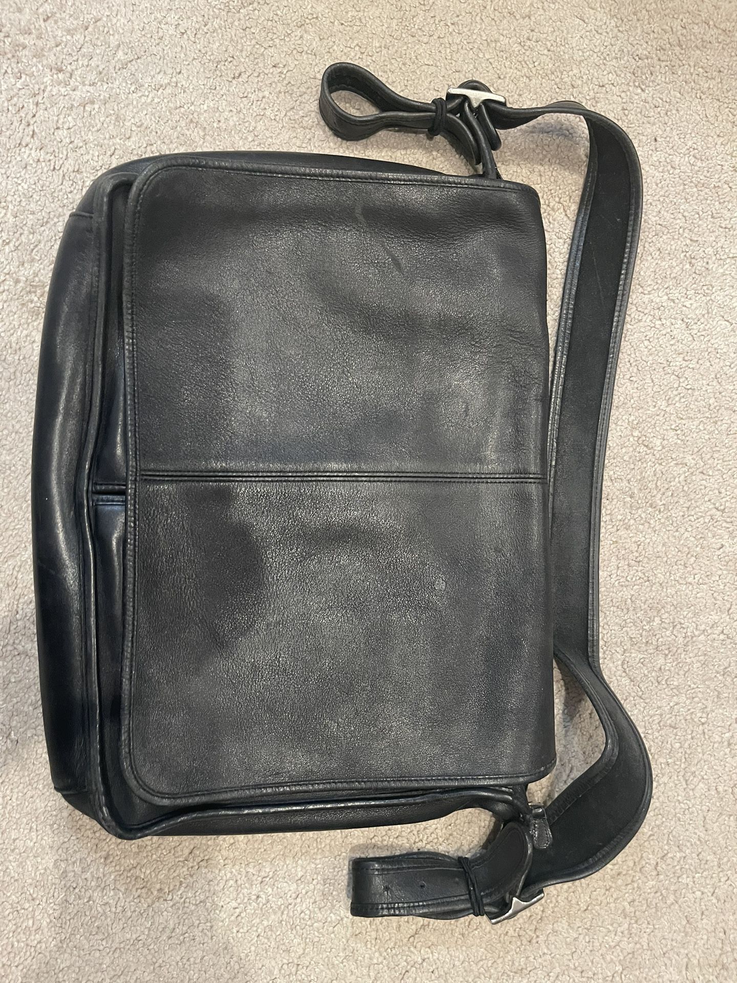 Coach Leather Messenger Bag