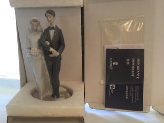 Lladro Mazel Tov Bride and Groom Wedding porcelain figurine