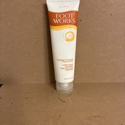 Avon foot works tropical coconut scrub