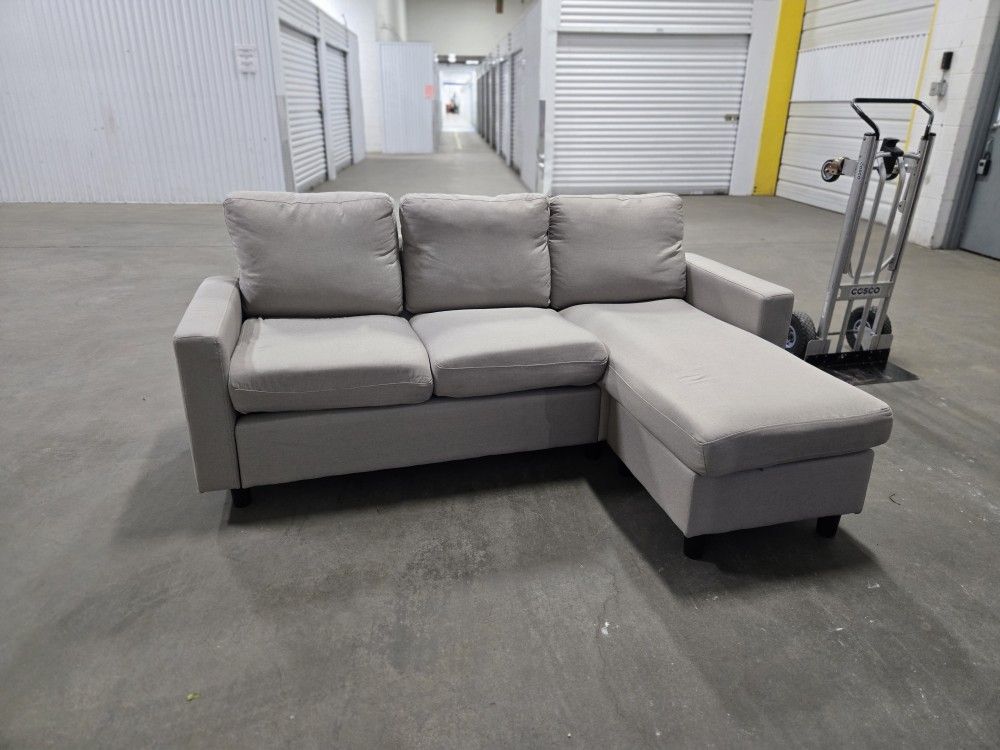 *Same Day Delivery Available!* Small Reversible Chaise Sofa