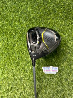 TaylorMade RBZ Black Driver 9.5 Loft Matrix Stiff Flex Original Grip LH