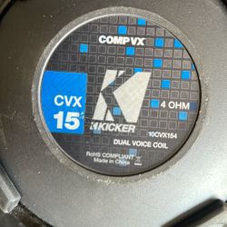 kicker comp VX 15” 