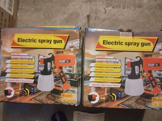 2 electric spray guns