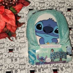 Disney Lilo And Stitch - Stitch- Toddler Child Hooded Carseat Poncho
