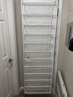Over the door shoe rack