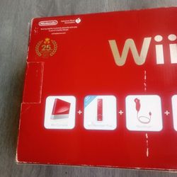 Nintendo Wii Console Mario 25th Edition 