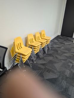 School tables and chairs