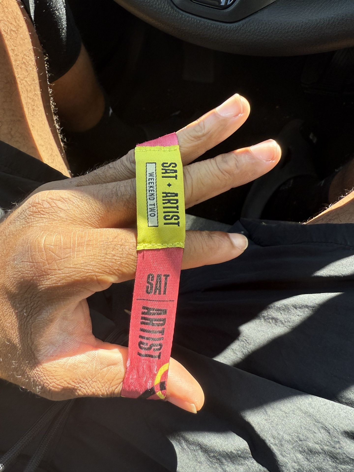 Acl Artist Wristband For Sale