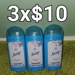 3 Secret Deodorants Solid 