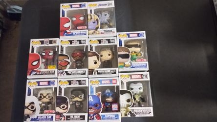 Funko Pops Marvel Pops