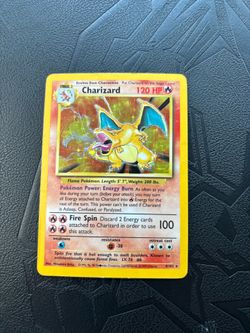 Charizard base set Dmg