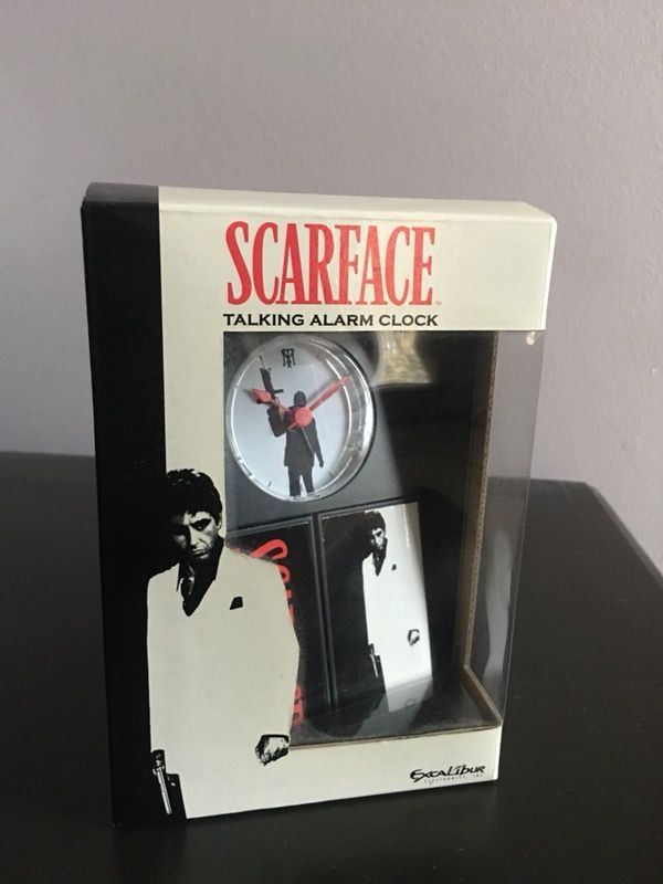Scarface Collectible Talking Alarm Clock