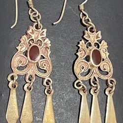 Classic Brass Earrings 