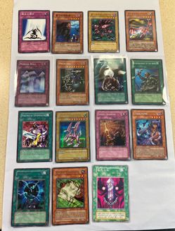 149 Vintage Yu-Gi-Oh Cards Lot, 5 Holos, 14 1st Ed, 5 Japanese Heavily Played