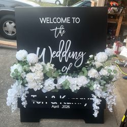 Wedding sign 