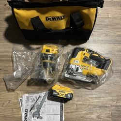 Dewalt Router And Jibsaw Whit Battery 