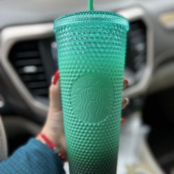 New 2022 Venti MINT STUDDED Starbucks Tumbler 