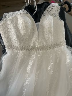 Wedding dress size 18