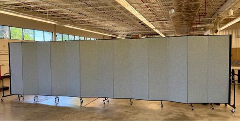 Screenflex Commercial Portable Room Divider 13 Panels