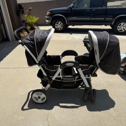 Amoroso Double Stroller