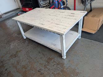 New! Rustic Solid Wood Coffee Table