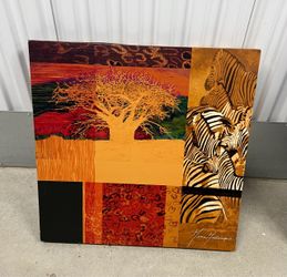 African Wildlife Art Canvas