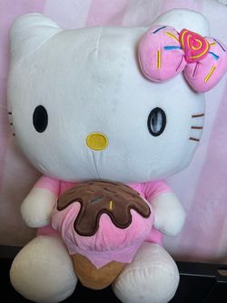 Hello Kitty Ice Cream Plush Stuffed Animal