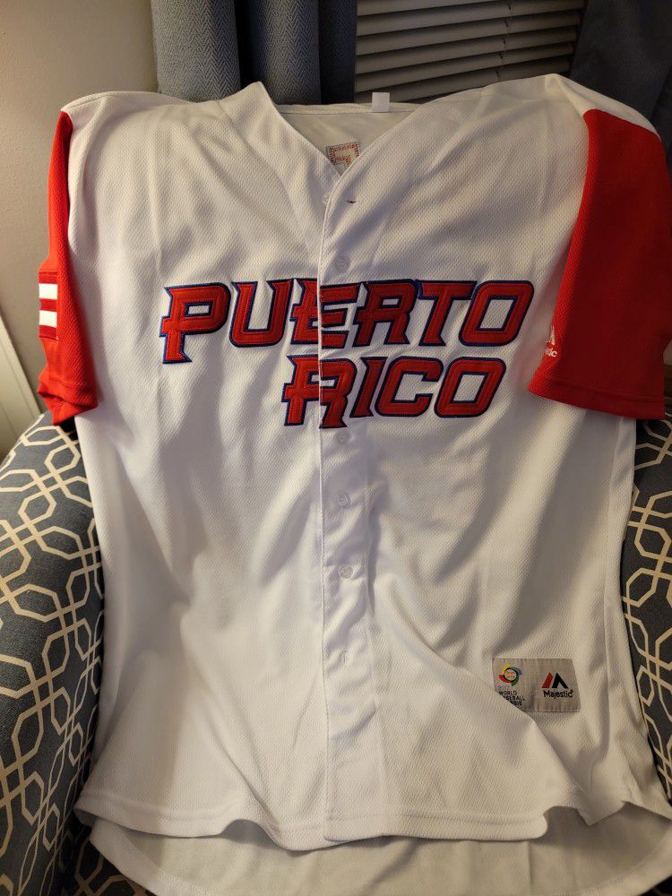 JAVIER BAEZ PUERTO RICO WBC JERSEY NEW NO TAGS LG/XL for Sale in Chicago,  IL - OfferUp