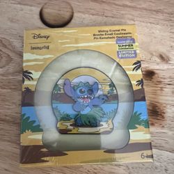 IN HAND SDCC LE ONLY 840 PCS Hula Stitch 3" Loungefly Collector Box Pin Disney
