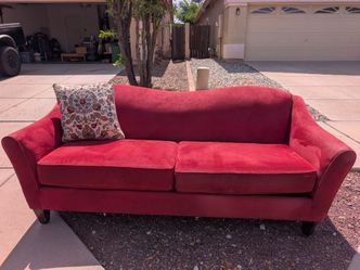 Lazy Boy Red Sofa