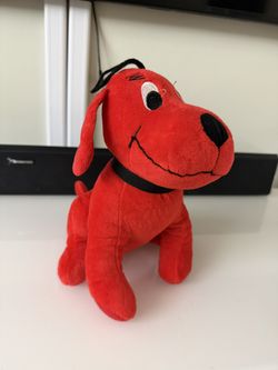 Aurora® Playful Clifford® Sitting Clifford Stuffed Animal - Childhood Nostalgia - Lasting Companionship 