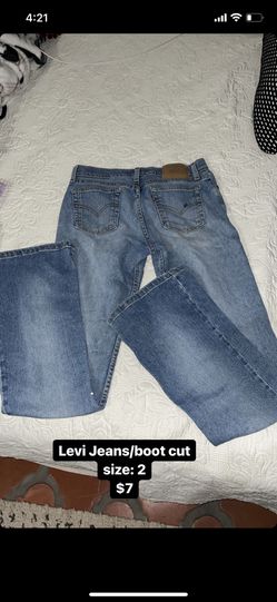 Levi boot cut jeans
