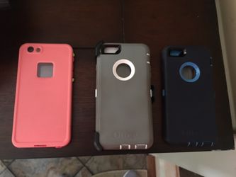 2 Otterbox's and 1 life proof