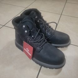 Wolverine
Men's Floorhand Waterproof 6'' Work Boots - Steel Toe - Black Size 10.5  (Botas De Trabajo Con Punta De Casquillo  Nuevas. Reg Price $90 SAL