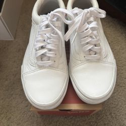 Vans All White Old Skool Sneakers