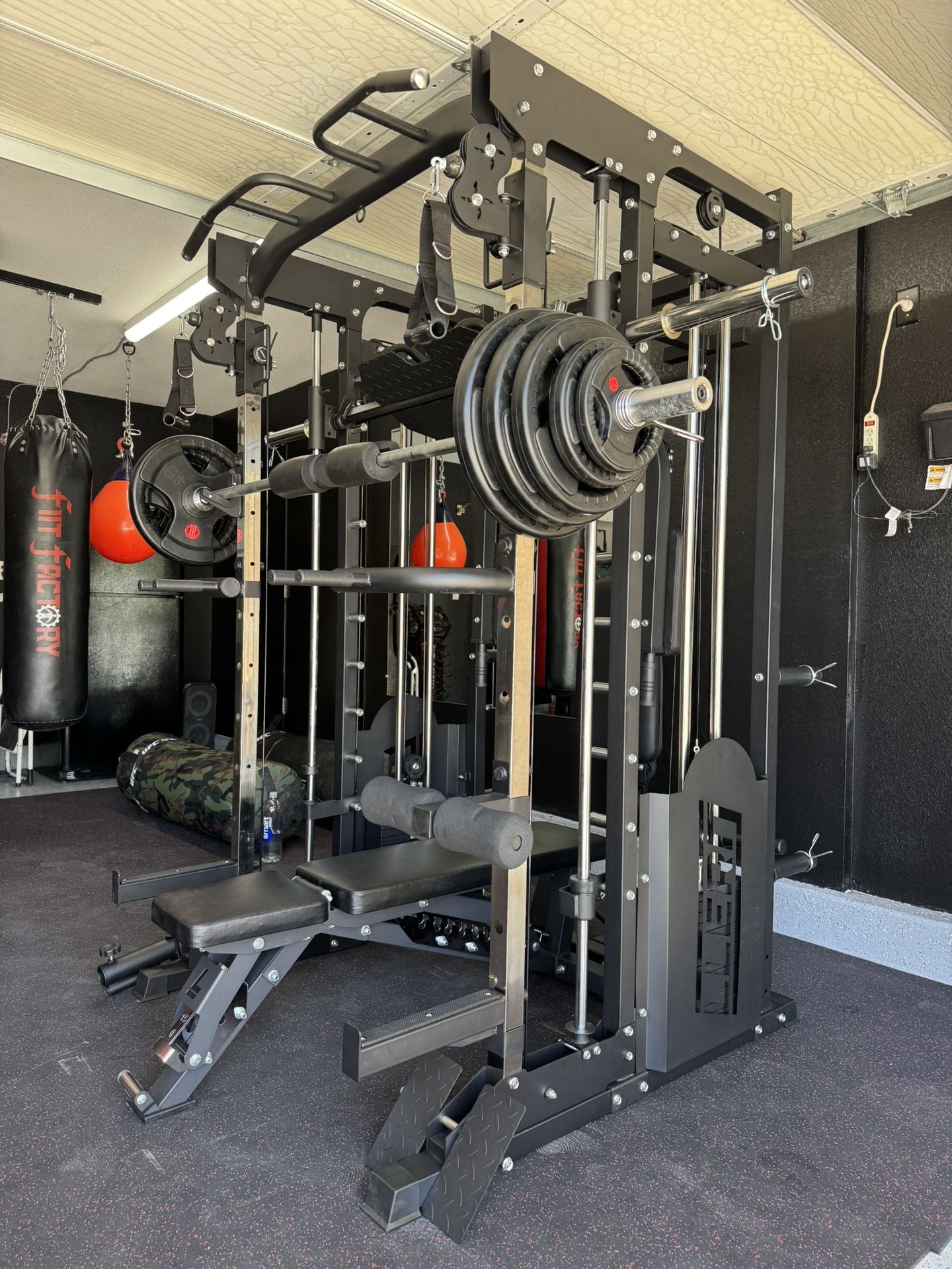 LLERO M5 Smith Machine - Bench & Weights Included - Free Delivery & Assembly